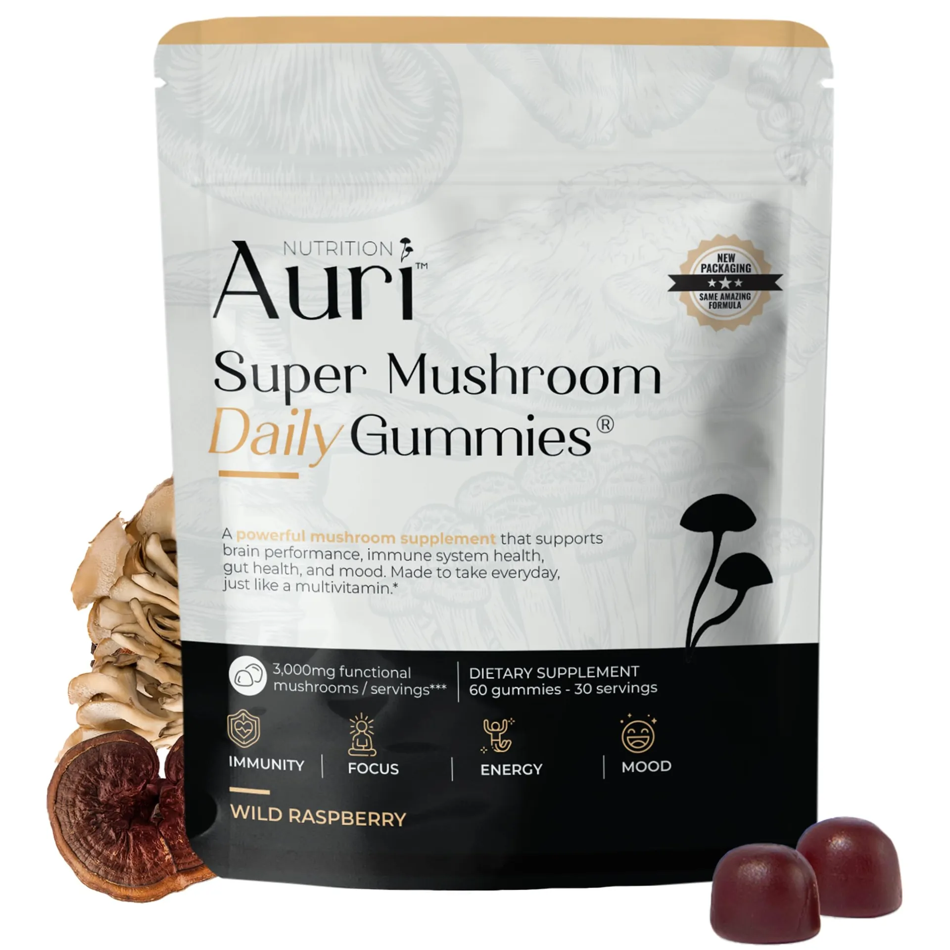 Auri Super Mushroom Daily Gummies